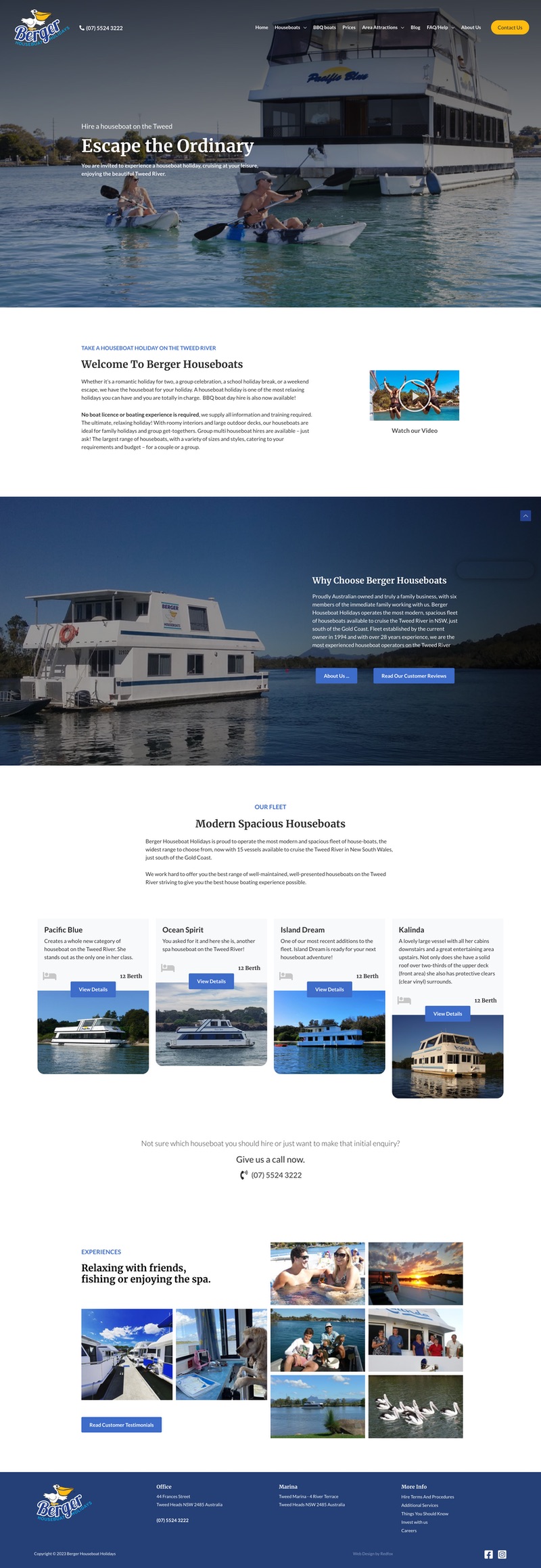 Tweed River Houseboat Hire