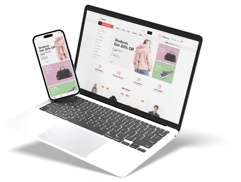 Custom e-commerce websites